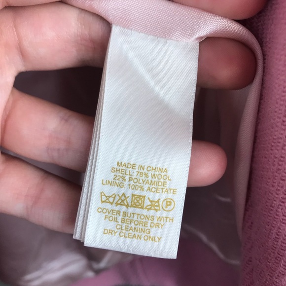 Kate Spade Pink Etta Wool Coat - Picture 7 of 8